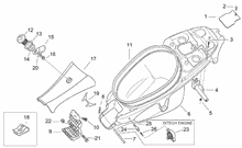 Rear headlight - Top box