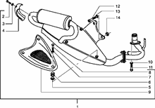 Abdeckung - Filter Gehäse für sekondär Luft