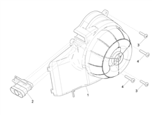Schwungraddeckel - Ölfilter