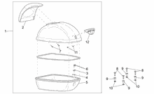 Sitz - Gepäckträger