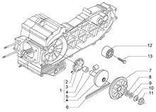 Befestigung schaltsegment