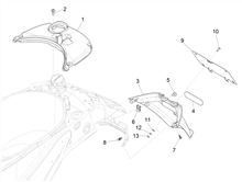 Hinterabdeckung - Kotflügellappen