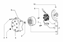 Befestigung schaltsegment