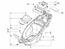 Schutzhelmgehäuse - Untersitz