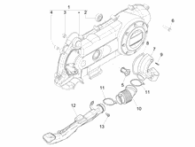 Kurbelwelledeckel - Kühlung kurbelgehäuse