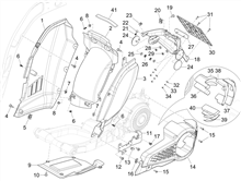 Hinterabdeckung - Kotflügellappen
