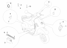 Fernschalteren - Batterie - Hupe