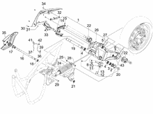 Hintere Radaufhängung - Stoßdämpfer