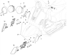 Vorderleuchten - Blinkleuchten