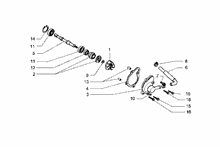 Einheit Zylinder-Kolben-Kolbenbolzen