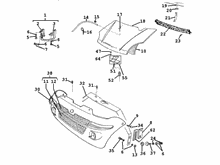 Verkleidungen vorne - Spritzschutz