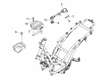 Spannungsreglerern - Elektronisches Steuergerern - Zündspule