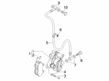 Bremschlauchen - Bremszangen
