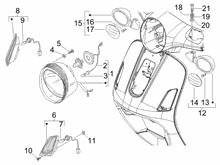 Vorderleuchten - Blinkleuchten