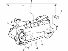 Kurbelwelledeckel - Kühlung kurbelgehäuse