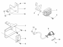 Spannungsreglerern - Elektronisches Steuergerern - Zündspule