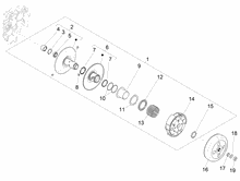 Getriebene riemenscheeiben