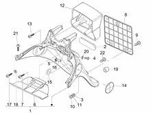 Hinterabdeckung - Kotflügellappen
