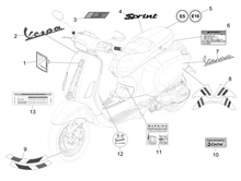 Plaketten - Verzierungen