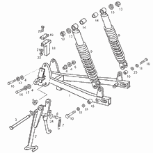 Schwinge - Stoßdämpfer