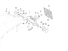 Hinterabdeckung - Kotflügellappen