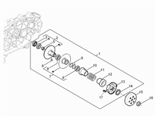 Getriebene riemenscheeiben