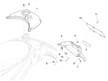 Hinterabdeckung - Kotflügellappen