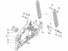 Hintere Radaufhängung - Stoßdämpfer