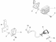 Spannungsreglerern - Elektronisches Steuergerern - Zündspule