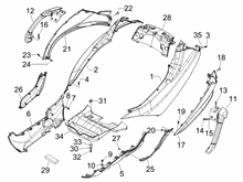 Seitenabdeckung - Spoiler
