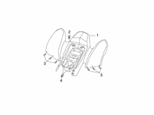 Hinterabdeckung - Kotflügellappen