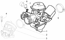 Vergaser, komplett - Ansaugstutzen