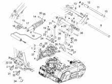 Hintere Radaufhängung - Stoßdämpfer