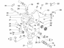 Schwungraddeckel - Ölfilter