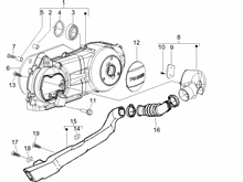 Kurbelwelledeckel - Kühlung kurbelgehäuse