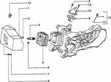 Kurbelwelle-pleuelstange-kurbelzapfen einheit
