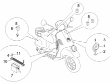 Fernschalteren - Batterie - Hupe