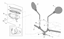 Lenkstange - Instrumenteneinheit
