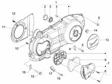 Kurbelwelledeckel - Kühlung kurbelgehäuse