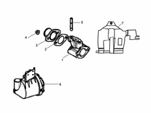 Einlass- und Auslassstutzen