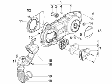Kurbelwelledeckel - Kühlung kurbelgehäuse