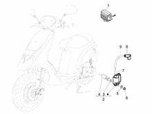Spannungsreglerern - Elektronisches Steuergerern - Zündspule
