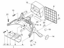 Hinterabdeckung - Kotflügellappen