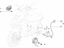 Spannungsreglerern - Elektronisches Steuergerern - Zündspule
