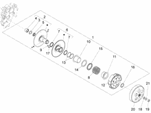 Getriebene riemenscheeiben