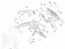 Hinterabdeckung - Kotflügellappen