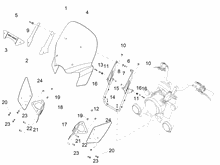 Windschild / Windschutzscheibe