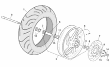 Hinterrad Scheibenbremse