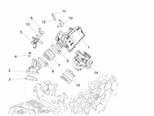 Drosselkörper - Einspritzdüse – Ansaugstutzen