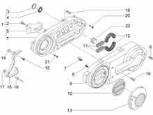 Kurbelwelledeckel - Kühlung kurbelgehäuse